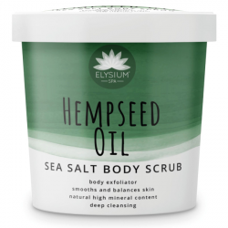 Elysium Spa Sea Salt Tělový peeling Hempseed oil 200g