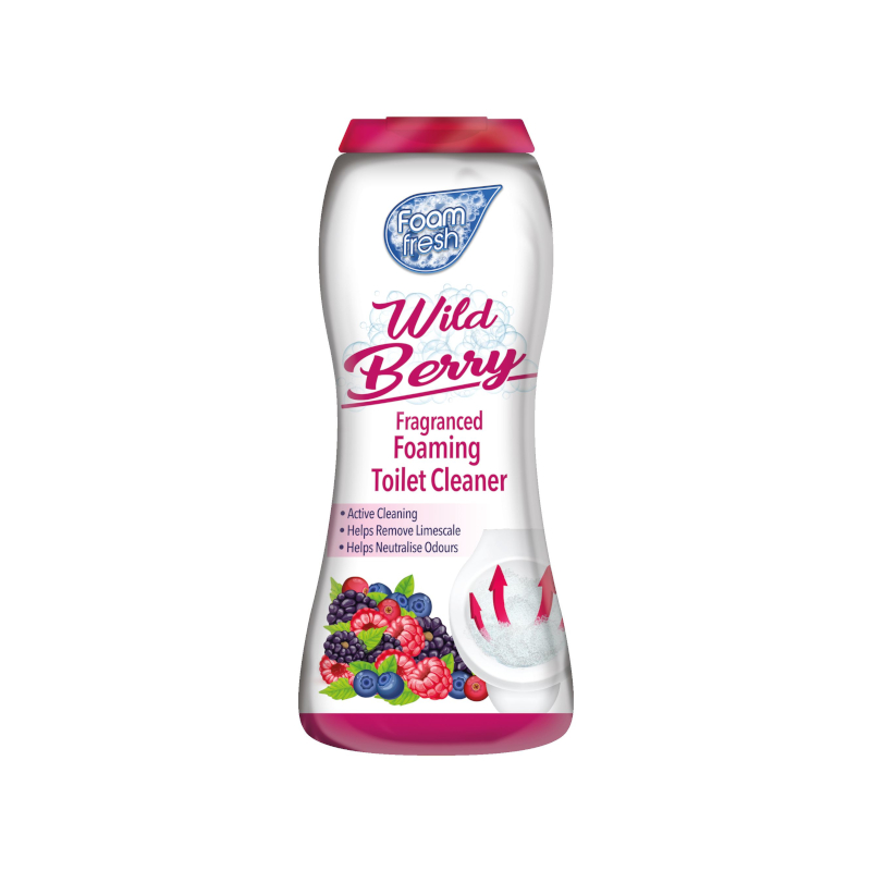 Foam Fresh Wild Berry Pěnivý čistící prášek do toalety 370g