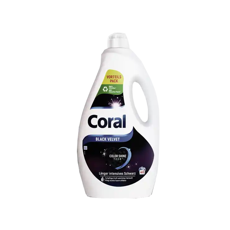 Coral Black Velvet prací gel na černé prádlo 40PD 2l