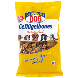 Perfecto Dog drůběží kostičky 150g