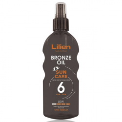 Lilien Sun Active bronze oil, SPF 6, 200ml