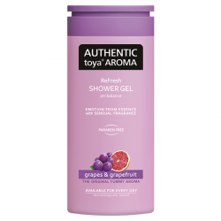 Authentic Toya Aroma Grapes & Grapefruit aromatický sprchový gel 400 ml