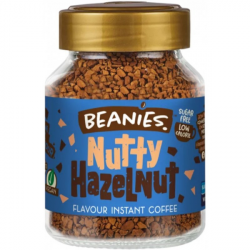 Beanies ochucená instantní káva Nutty Hazelnut 50g