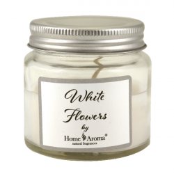 Svíčka vonná dekorativní White Flowers, 40g