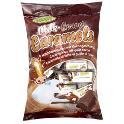 Mléčné karamely s kakaovou příchutí - Woogie 250g