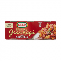 Sugo Star italské masové ragů s italskou klobásou 3x100g
