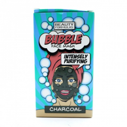 Beauty Formulas čistící pleťová maska Bubble s uhlím 7 g
