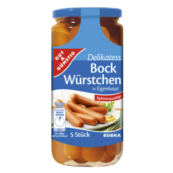 GG Delikatess Bock Würstchen, 5ks 380g