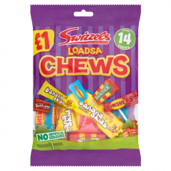 Swizzels Loadsa Chews mix oblíbených žvýkacích lízátek 135g