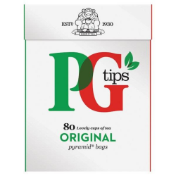 PG Tips Original anglický černý čaj 80ks