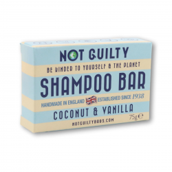 Not Guilty tuhý vlasový šampon ruční výroba Kokos a Vanilka 75g