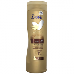 Dove Glow samoopalovací mléko pro středně tmavou pokožku Medium-Dark 250ml