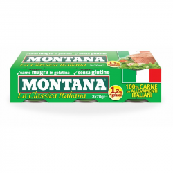 Montana italská masová konzerva z čistého libového masa 3x70g