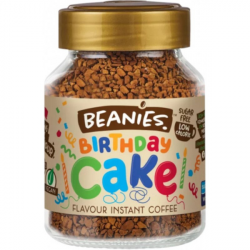 Beanies ochucená instatní káva Birthday Cake 50g