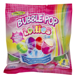 GUNZ Lollies Bubble Pop 144 g