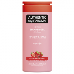 Authentic Toya Aroma sprchový gel Strawberry Mint 400ml