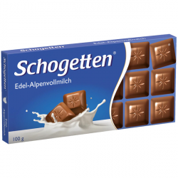 Schogetten mléčná čokoláda z alpského mléka 100g